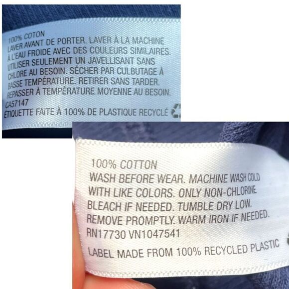 Cherokee Kids Navy Knit Top Sz L - Picture 8 of 10